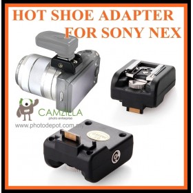 CAMZILLA Hot Shoe hotshoe Adaptor for Sony NEX 3 NEX 5 NEX 5N NEX 3N NEX 5R Camera